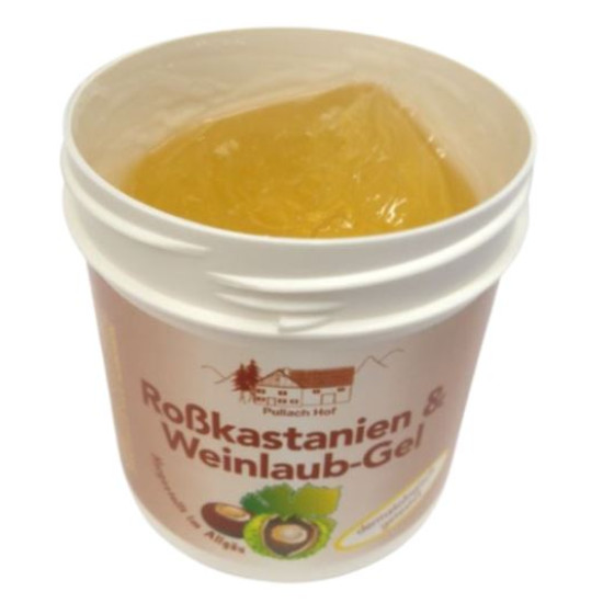 Gel divjega kostanja in vinske trte Pullach Hof 250ml – intenzivna nega za noge