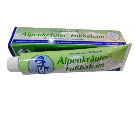 Balzam alpskih zelišč – Alpenkräuter Fussbalzam za noge in telo 200ml
