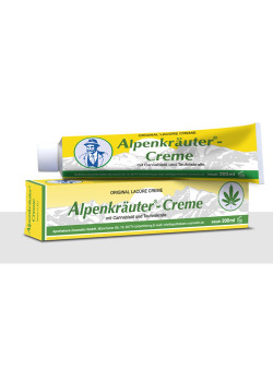 Alpenkräuter Konopljina Krema s konopljinim oljem in vražjim krempljem 200ml